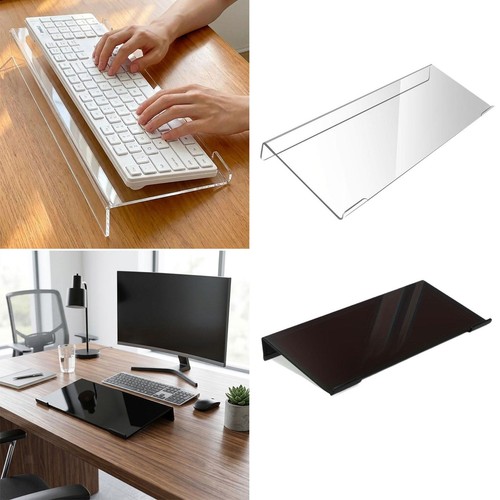 Tilted desk keyboard stand - desk,