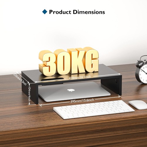 Bontec wooden monitor stand - bontec,