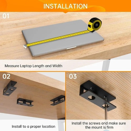 Under desk laptop holder - under,